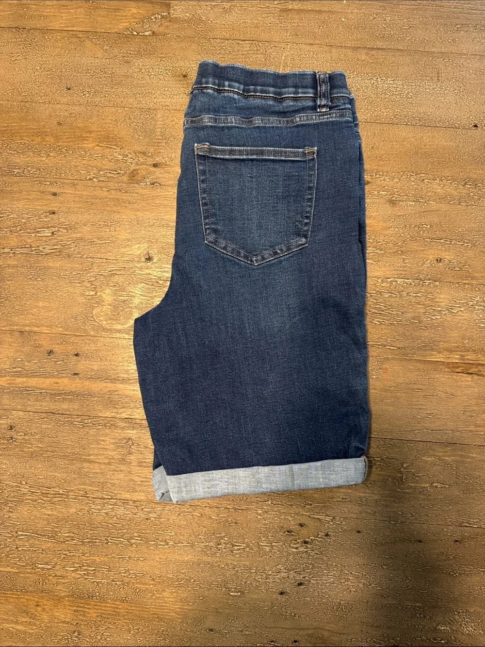 Denim & Co Denim Bermuda Shirts, Size 16P